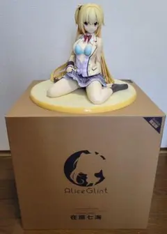 在原七海 1/3.5 完成品フィギュア あみあみ限定版　缶バッチ付き Amazon.co.jp: RIDDLE JOKER 在原七海 1 3.5 完成品フィギュア