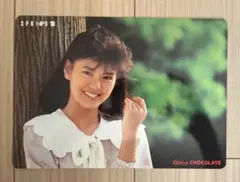 南野陽子　下敷き　グリコ 1988年