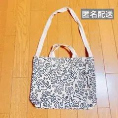 2WAY GLOBAL WORK Keith Haring トートバッグ