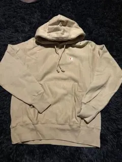 Champion Reverse Weave パーカー M ベージュ