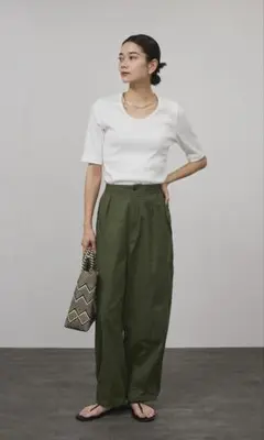 SALON adam et rope' 2WAYミリタリータックカーゴパンツ