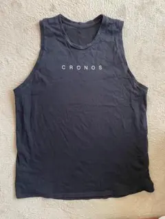 CRONOS ノースリーブタンクトップ 黒