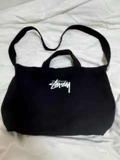 Stussy ブラック トートバッグ
