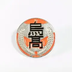 ハイキュー 烏野 校章 ピンバッジ