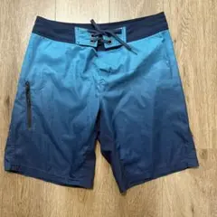 デカスロン decathlon グラデーションブルー 水着 ショートパンツ M