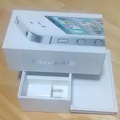 空き箱 iPhone 4S アダプター(新品未使用) ケーブル(中古)付き