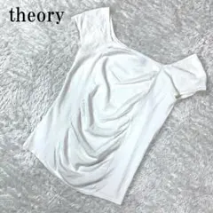 theory セオリー 半袖 ニットソー オフホワイト 白 2 B6492