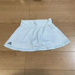 adidas ホワイトストライプ スカート L