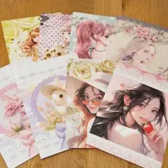 イラスト付き 平袋 8枚セット