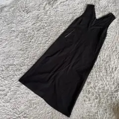 AUNT MARIE'S アントマリーズ　ノースリーブロングワンピース　ブラック