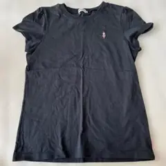 ミキハウス　リーナちゃん　フレンチ袖　黒Tシャツ 150