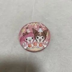 サンリオ刺繍缶バッジ