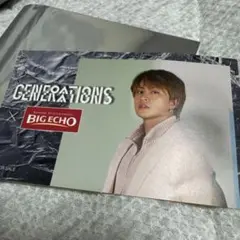 GENERATIONS BIGECHO ビックエコーコラボ 白濱亜嵐 ステッカー