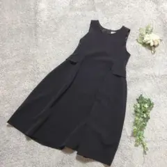 シャルルアナスタス　ノースリーブ　ワンピース　冠婚葬祭　フォーマル　上品　日本製