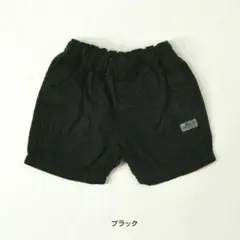 新品タグ付★F.O.KIDS★カラーハーフパンツ5分丈 ブラック 90㎝ 送料込