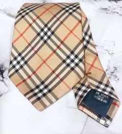 ☆極美品☆BURBERRYS　バーバリー　チェック柄 シルクネクタイ
