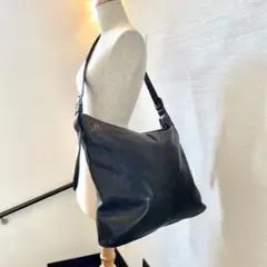ゲンテン GENTEN 本革 レザー ショルダー バッグ ダークオリーブ 大容量