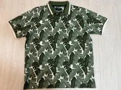 Callaway 葉柄ポロシャツ グリーン系