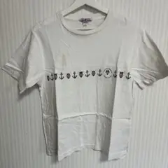 T208 Captain Santa Tシャツ S ホワイト 古着