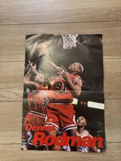 Dennis Rodman & Mitch Richmond バスケットポスター