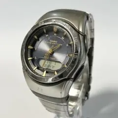 【稼働/ジャンク】CASIO ウェーブセプター WVA-300 ソーラー
