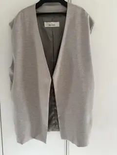 Le melange リネンライクジレ　ベスト ルメランジュ
