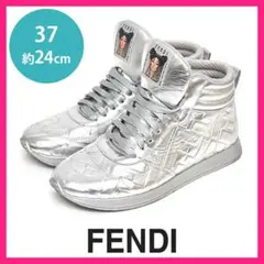 フェンディ 定価9.5万 ニッキーミナージュ スニーカー 37(約24cm)