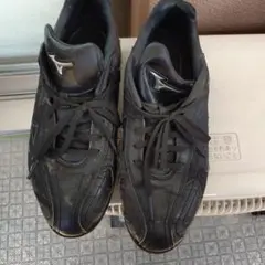 Mizuno ブラック スパイク 27.5cmプラススパイク入れ。