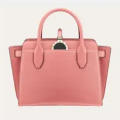 【最終sale】 BVLGARI トート ミニ サーモンピンク美品