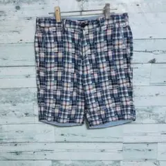 BURBERRY BLACK LABEL チェック柄　ハーフパンツ 76