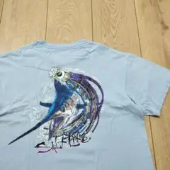 US古着 キッズTシャツ SALT Life 魚 フィッシング 釣り ユースM