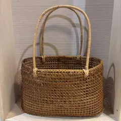 藤バッグ　籠　カバン