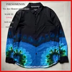 【SS2013/日本製】 フェノメノン タイダイフラワープリントシャツ Lサイズ