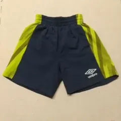 umbro ネイビー/ライム ショートパンツ 120