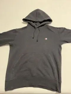 【champion】チャンピオン　プルオーバーパーカー黒　秋冬　ストリート