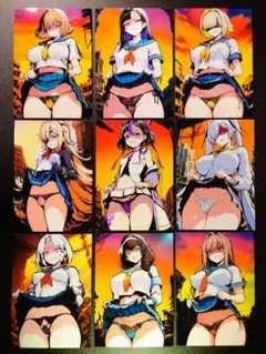 勝利の女神　NIKKE　A04　写真　イラスト　ブロマイド　L判　9枚セット