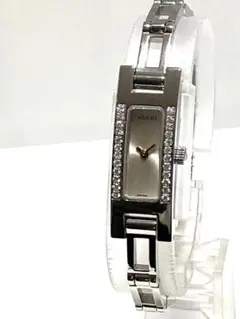 極美品! GUCCI グッチ 電池新品交換済み レディース腕時計 24pダイヤ