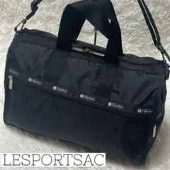 大容量A4OK美品LESPORTSACレスポートサック40cmボストンブラック