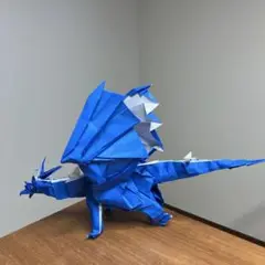 アスールドラゴン　折り紙　立体模型