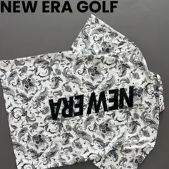 NEW ERA GOLF ニューエラゴルフ　ポロシャツ　ペイズリー　メンズ　ロゴ