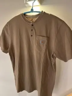Carhartt ベージュ ヘンリーネックシャツ XL
