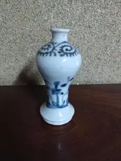 【訳あり】元禄期 : 1700年代★ 金継ぎ様に古伊万里　色絵鶴首瓶　御神酒徳利 imgrc0100940462.jpg