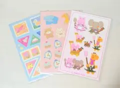 昭和レトロ　ヤングコクヨ　シール３枚セット