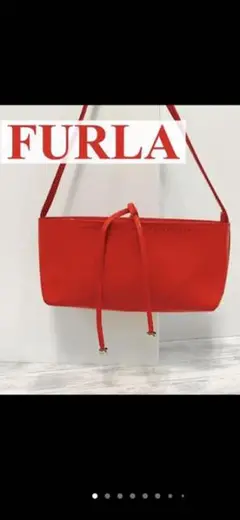フルラ FURLA バッグ パーティー用 赤 シンプル
