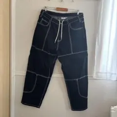 Butter ステッチ入りブラックデニム34サイズ⭐︎美品です⭐︎