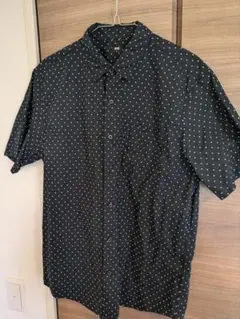 UNIQLO　エクストラファインコットンブロードプリントシャツ