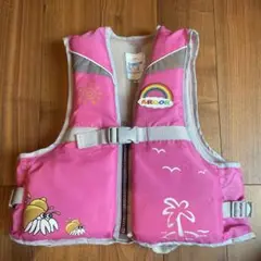 ピンク Mサイズ 子供用ライフジャケット