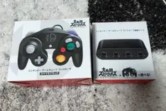 Nintendo ゲームキューブコントローラ スマブラBK u0026 接続タップ