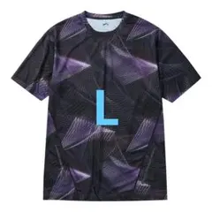 氷撃冷感-10℃プリント半袖Tシャツ ワークマン L ジオパープル 新品 Ｌ