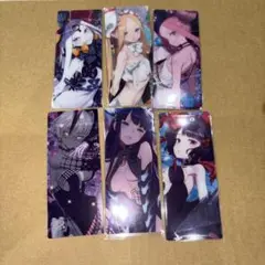 FGO 最終再臨展 編成画面風カード 北斎 モレー 楊貴妃 アビー 黒星紅白